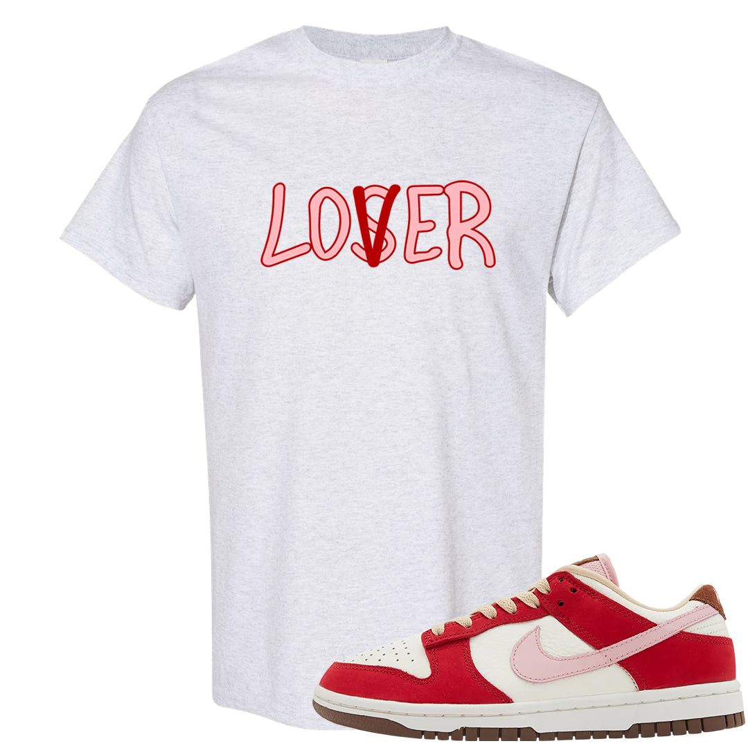 Bacon Low Dunks T Shirt | Lover, Ash