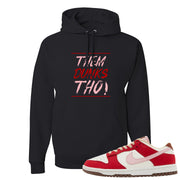 Bacon Low Dunks Hoodie | Them Dunks Tho, Black