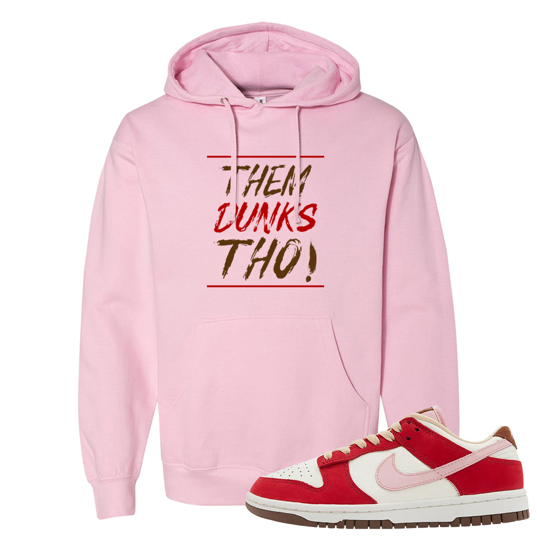 Bacon Low Dunks Hoodie | Them Dunks Tho, Light Pink