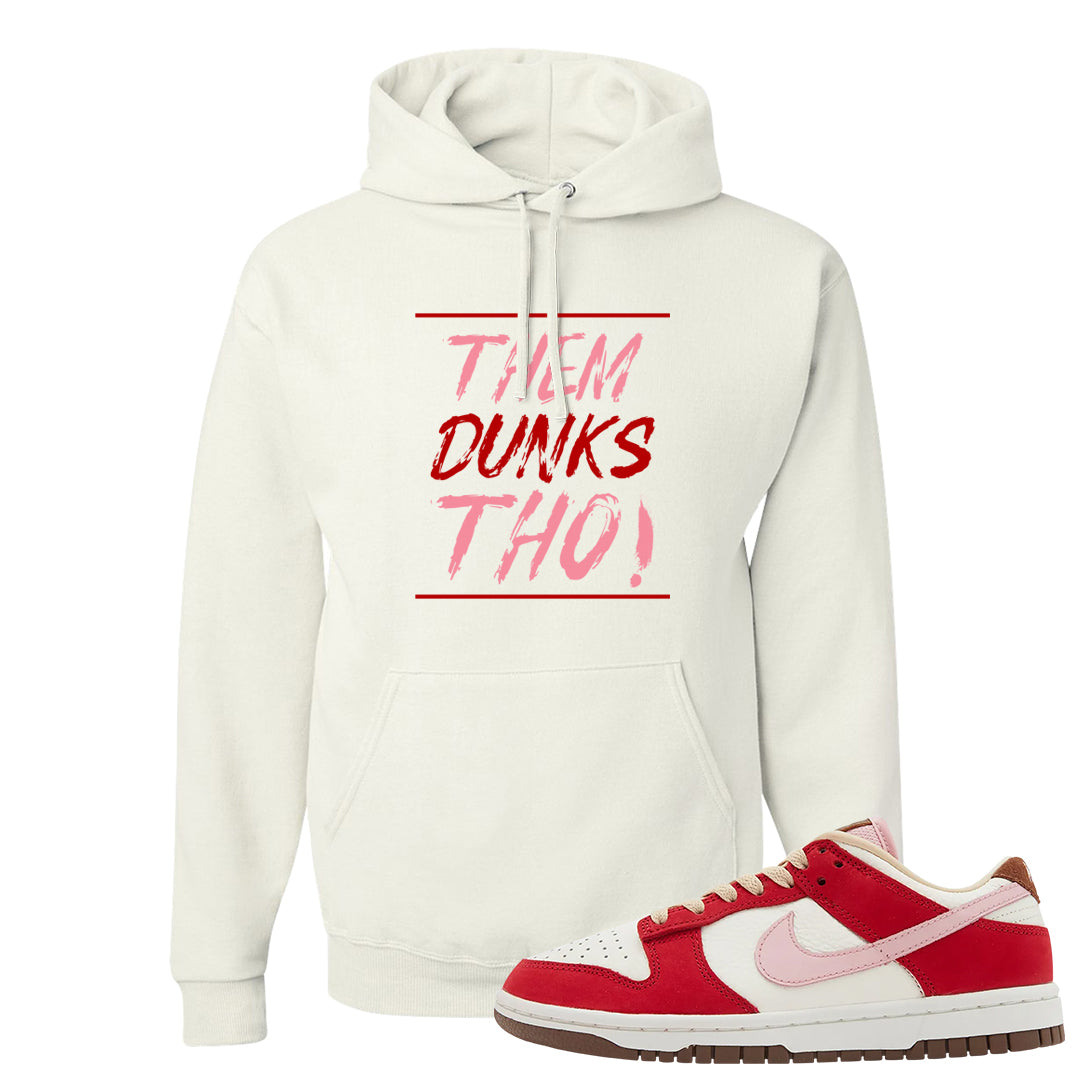 Bacon Low Dunks Hoodie | Them Dunks Tho, White