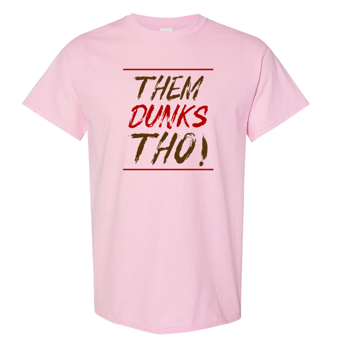 Bacon Low Dunks T Shirt | Them Dunks Tho, Light Pink