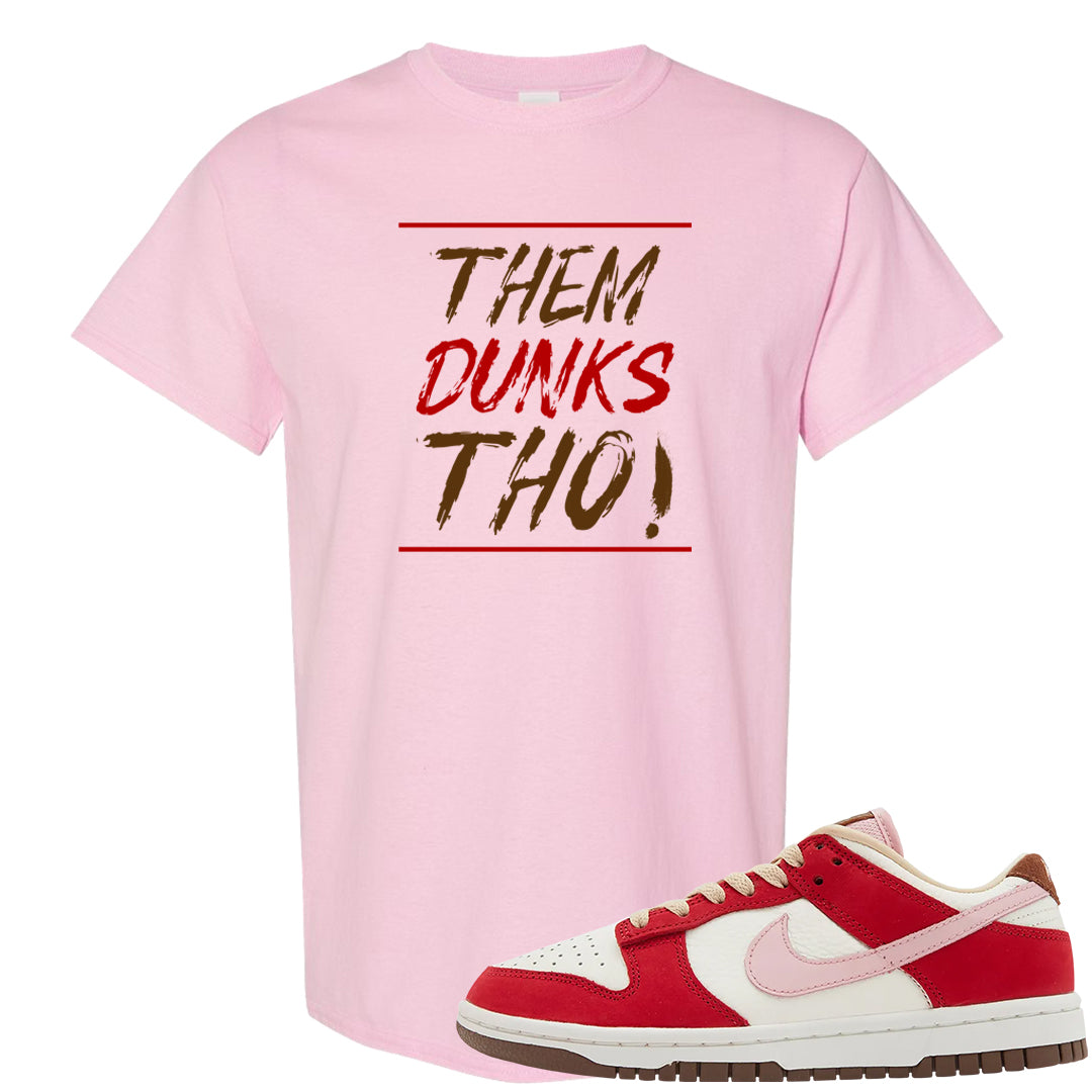 Bacon Low Dunks T Shirt | Them Dunks Tho, Light Pink