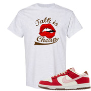 Bacon Low Dunks T Shirt | Talk Lips, Ash