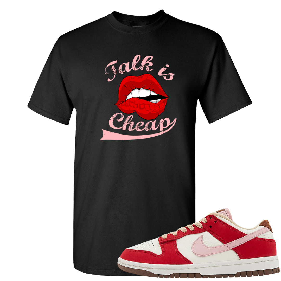 Bacon Low Dunks T Shirt | Talk Lips, Black