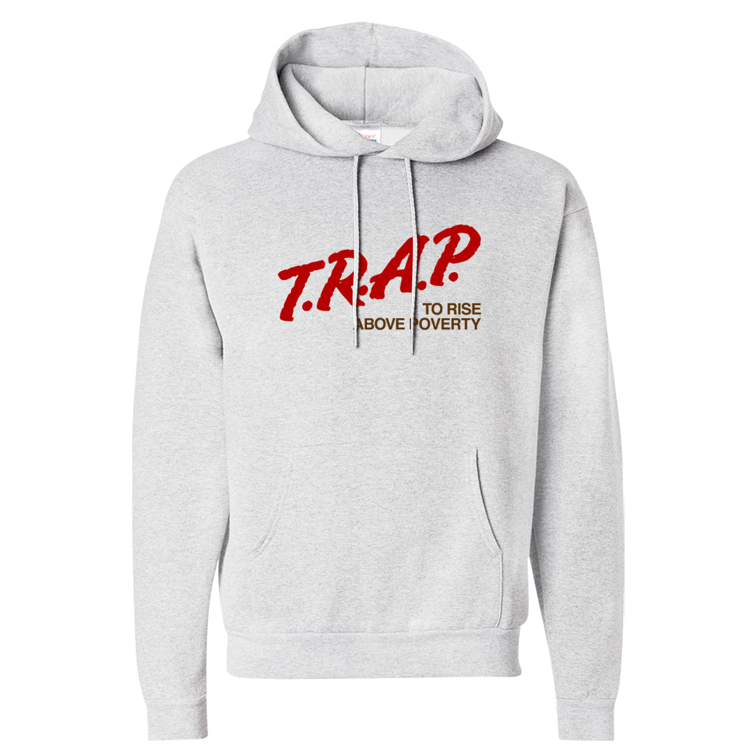Bacon Low Dunks Hoodie | Trap To Rise Above Poverty, Ash