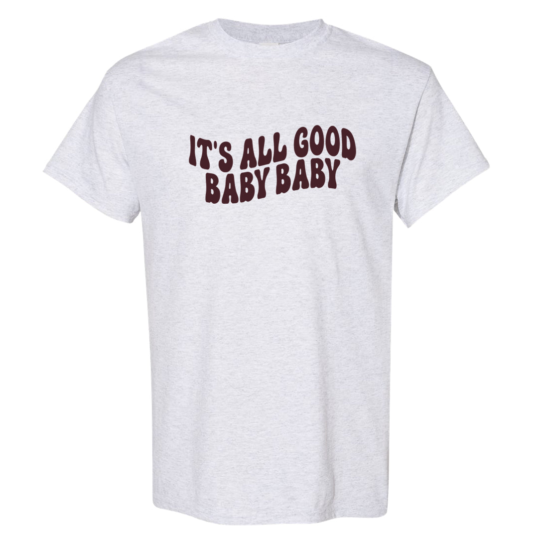Burgundy Crush Low Dunks T Shirt | All Good Baby, Ash