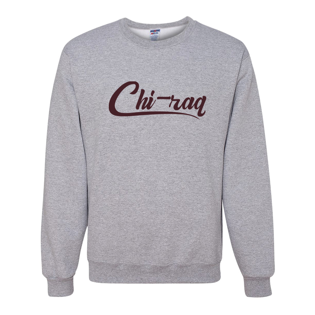 Burgundy Crush Low Dunks Crewneck Sweatshirt | Chiraq, Ash