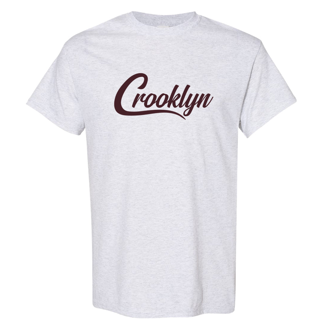Burgundy Crush Low Dunks T Shirt | Crooklyn, Ash
