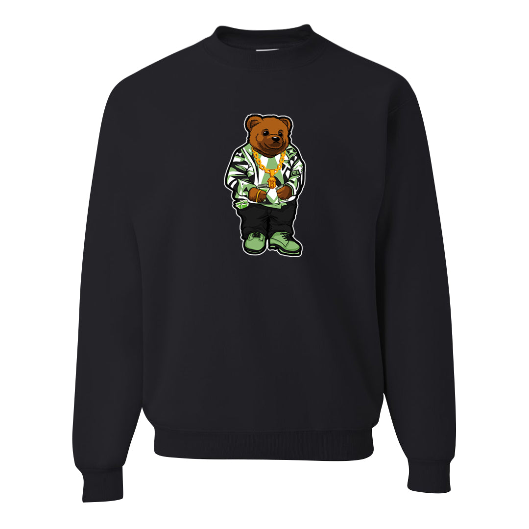 Clad Green Low Dunks Crewneck Sweatshirt | Sweater Bear, Black