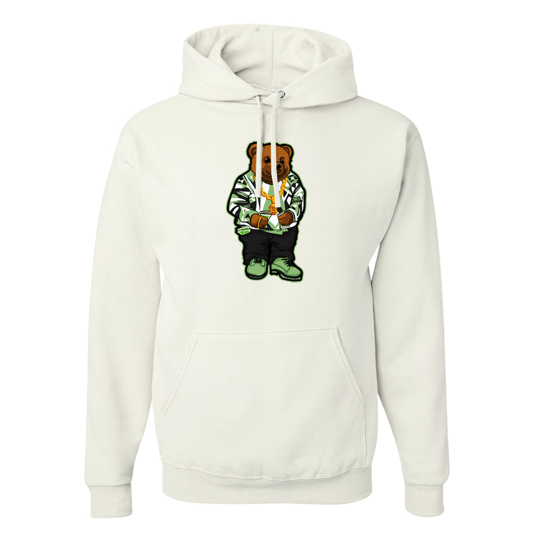 Clad Green Low Dunks Hoodie | Sweater Bear, White