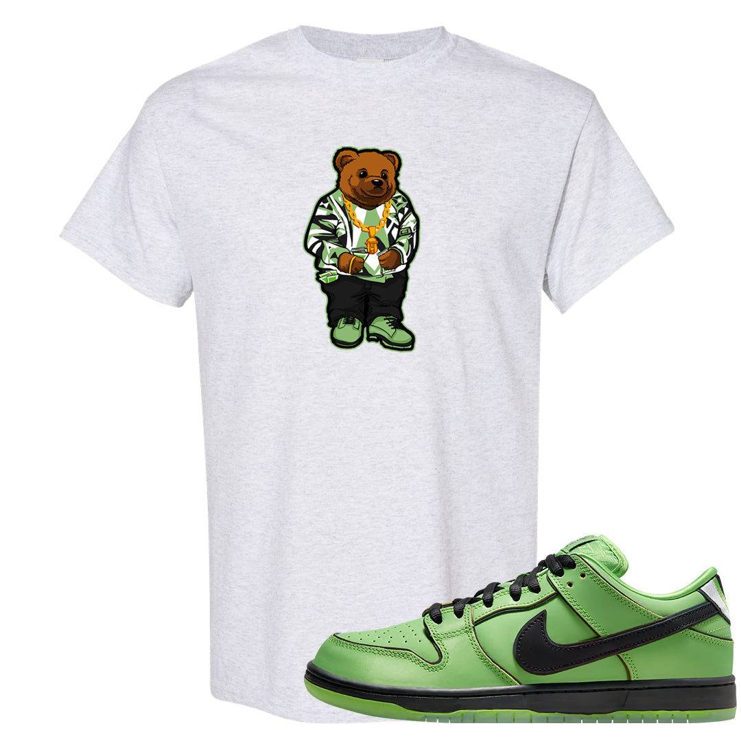 Clad Green Low Dunks T Shirt | Sweater Bear, Ash