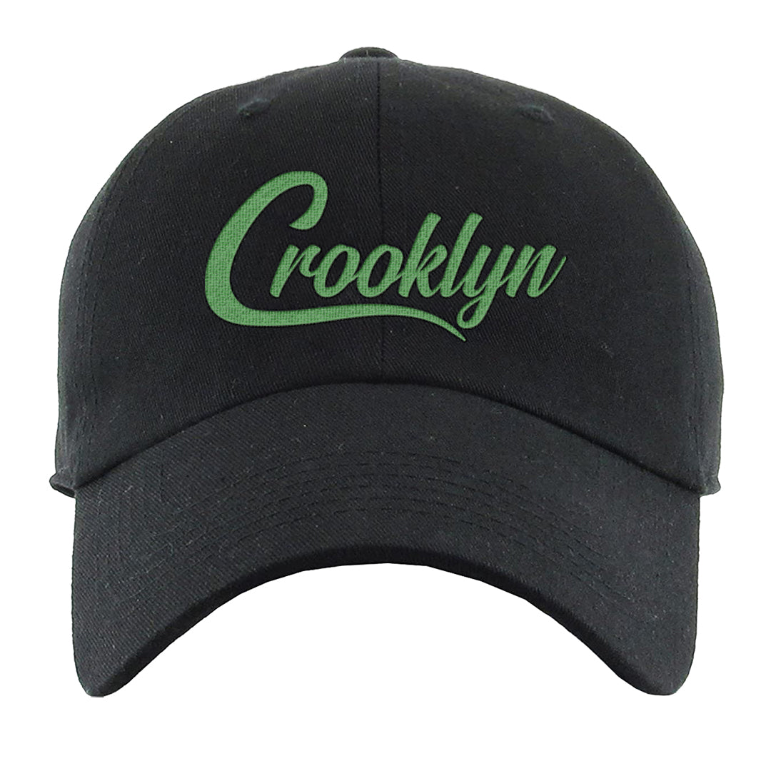 Clad Green Low Dunks Dad Hat | Crooklyn, Black