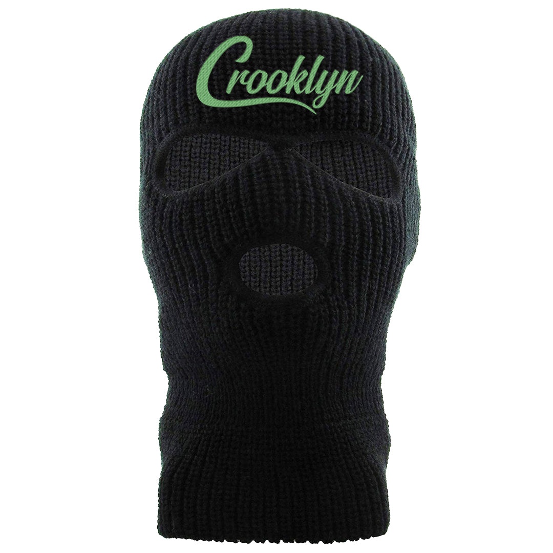 Clad Green Low Dunks Ski Mask | Crooklyn, Black