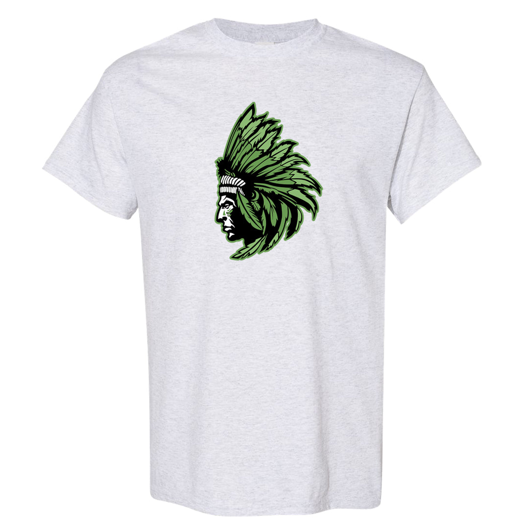 Clad Green Low Dunks T Shirt | Indian Chief, Ash