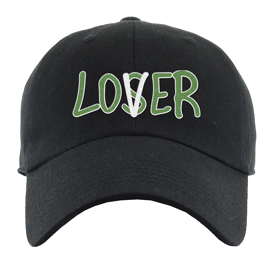 Clad Green Low Dunks Dad Hat | Lover, Black