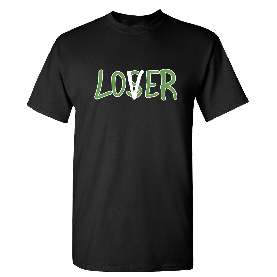 Clad Green Low Dunks T Shirt | Lover, Black