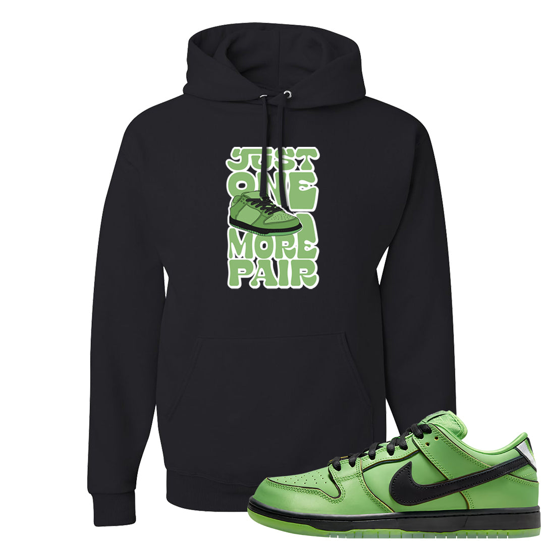 Clad Green Low Dunks Hoodie | One More Pair Dunk, Black