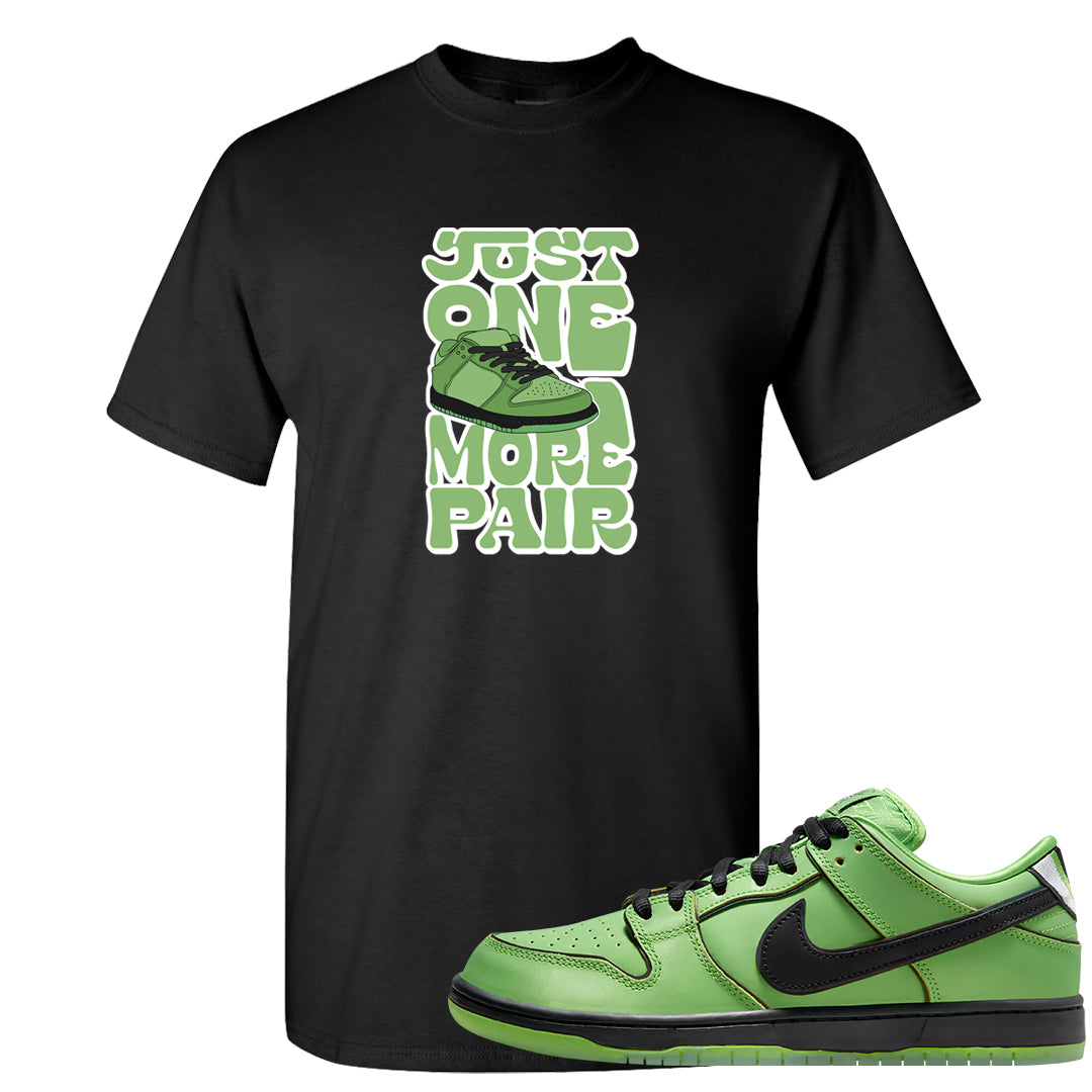 Clad Green Low Dunks T Shirt | One More Pair Dunk, Black