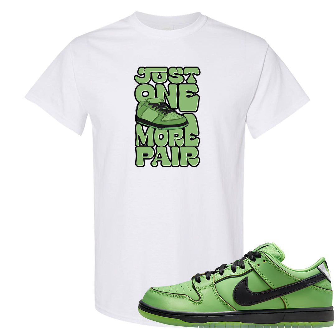Clad Green Low Dunks T Shirt | One More Pair Dunk, White