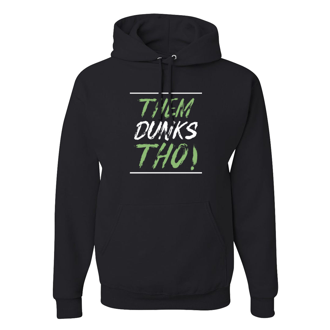Clad Green Low Dunks Hoodie | Them Dunks Tho, Black