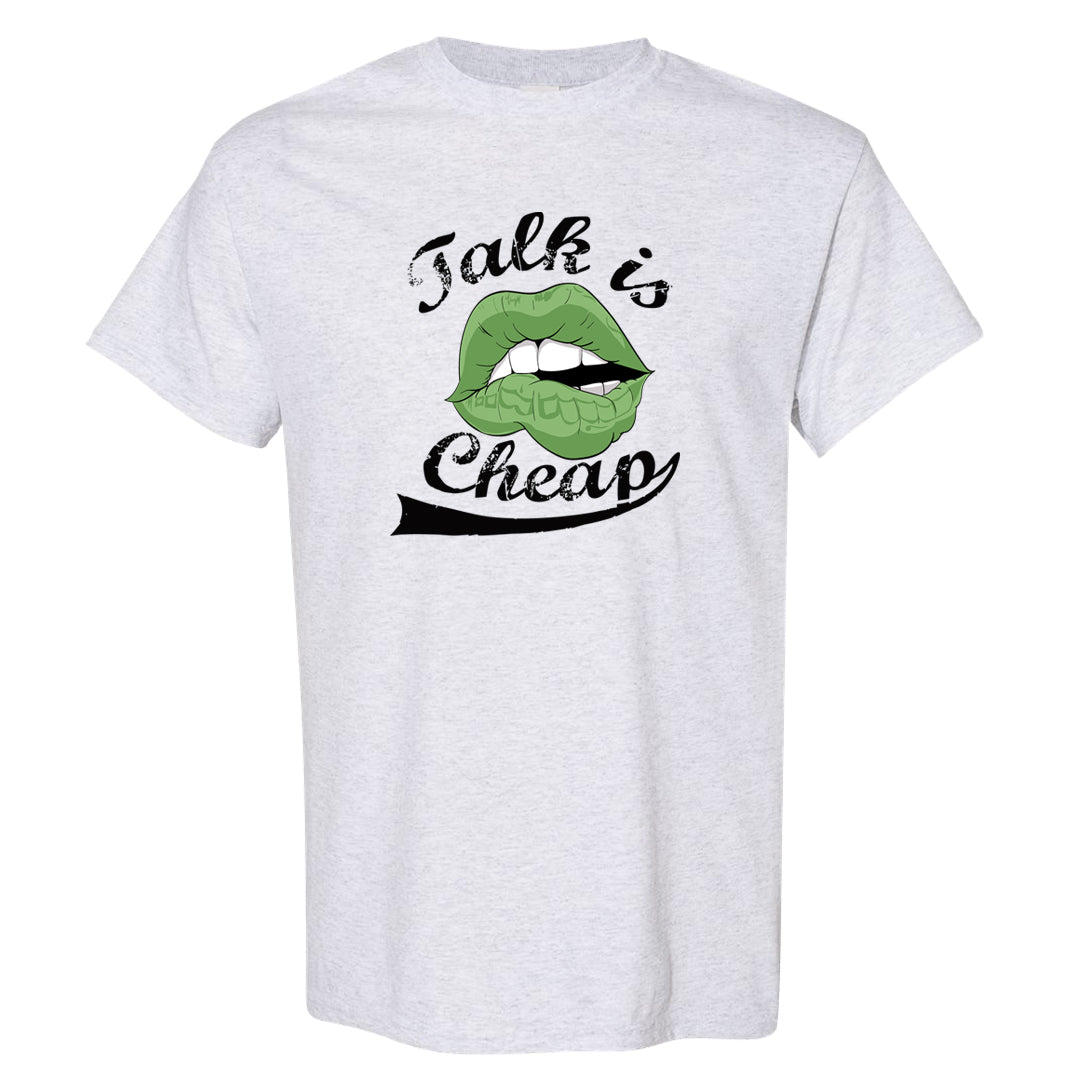 Clad Green Low Dunks T Shirt | Talk Lips, Ash