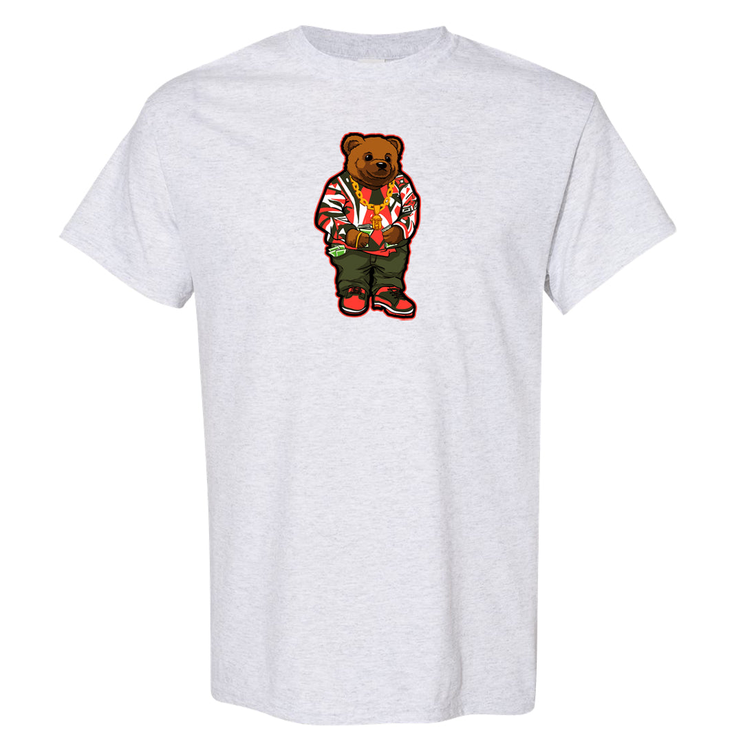 Cargo Khaki Low Dunks T Shirt | Sweater Bear, Ash