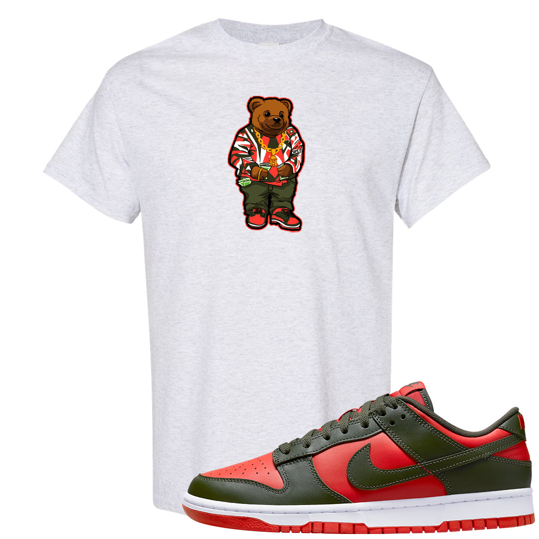 Cargo Khaki Low Dunks T Shirt | Sweater Bear, Ash