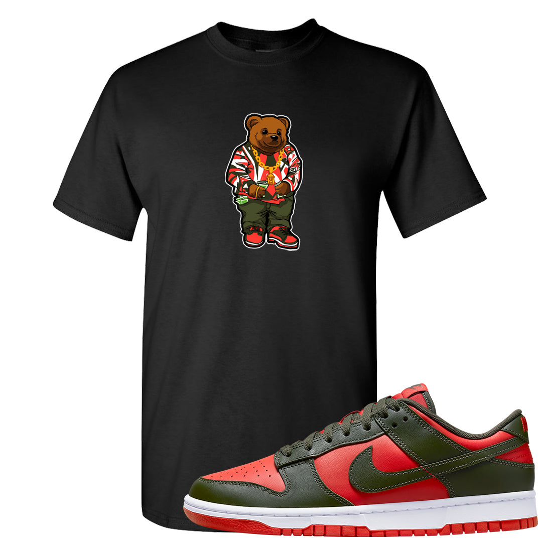 Cargo Khaki Low Dunks T Shirt | Sweater Bear, Black