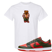 Cargo Khaki Low Dunks T Shirt | Sweater Bear, White