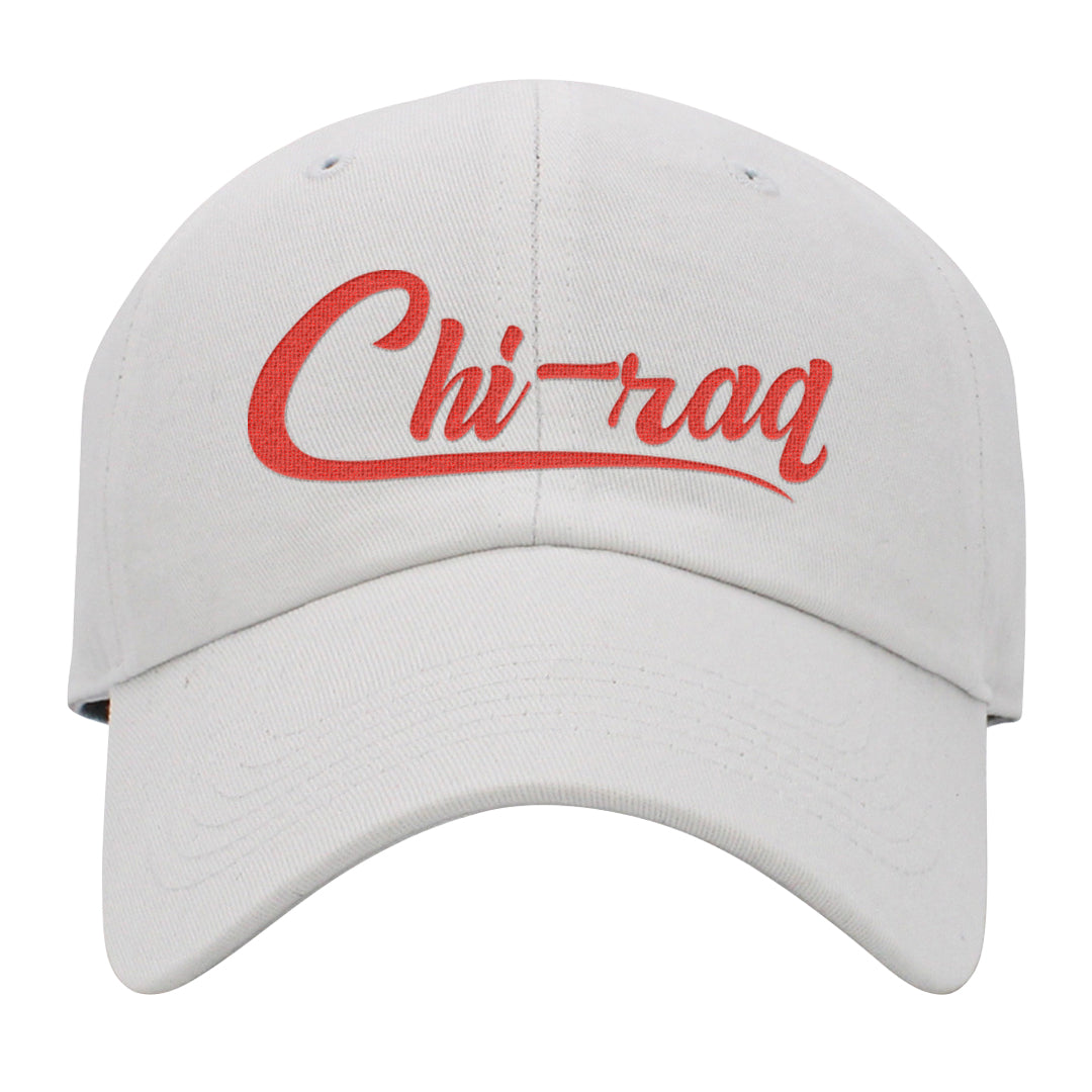 Cargo Khaki Low Dunks Dad Hat | Chiraq, White