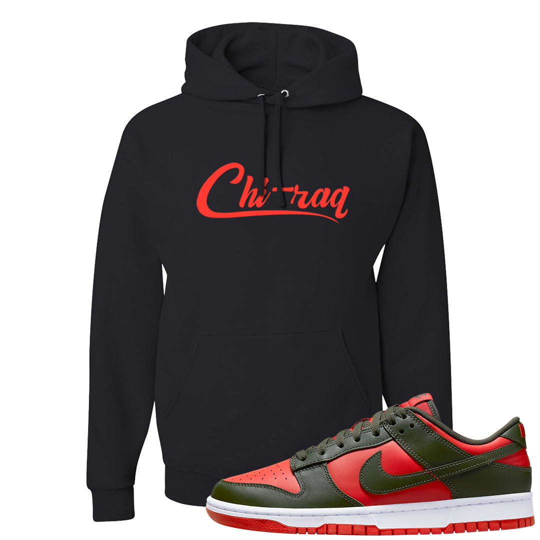 Cargo Khaki Low Dunks Hoodie | Chiraq, Black