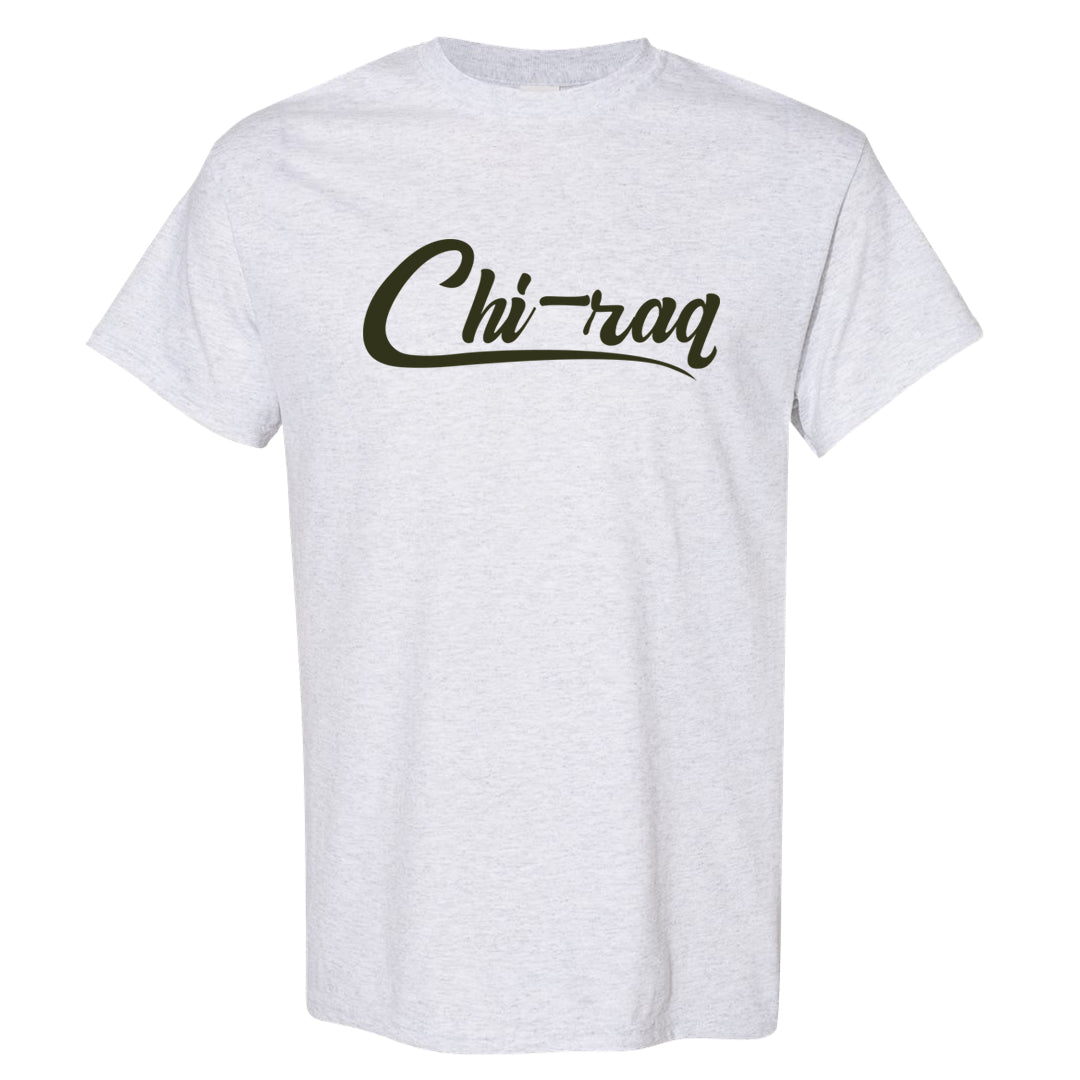 Cargo Khaki Low Dunks T Shirt | Chiraq, Ash