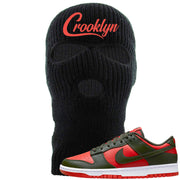 Cargo Khaki Low Dunks Ski Mask | Crooklyn, Black