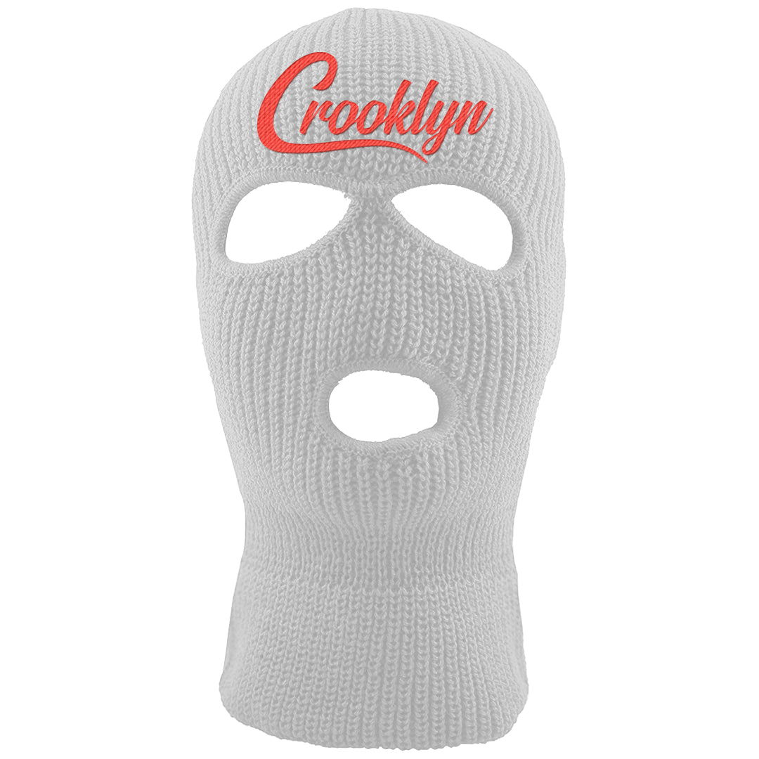 Cargo Khaki Low Dunks Ski Mask | Crooklyn, White