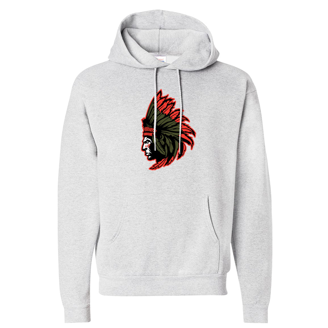 Cargo Khaki Low Dunks Hoodie | Indian Chief, Ash