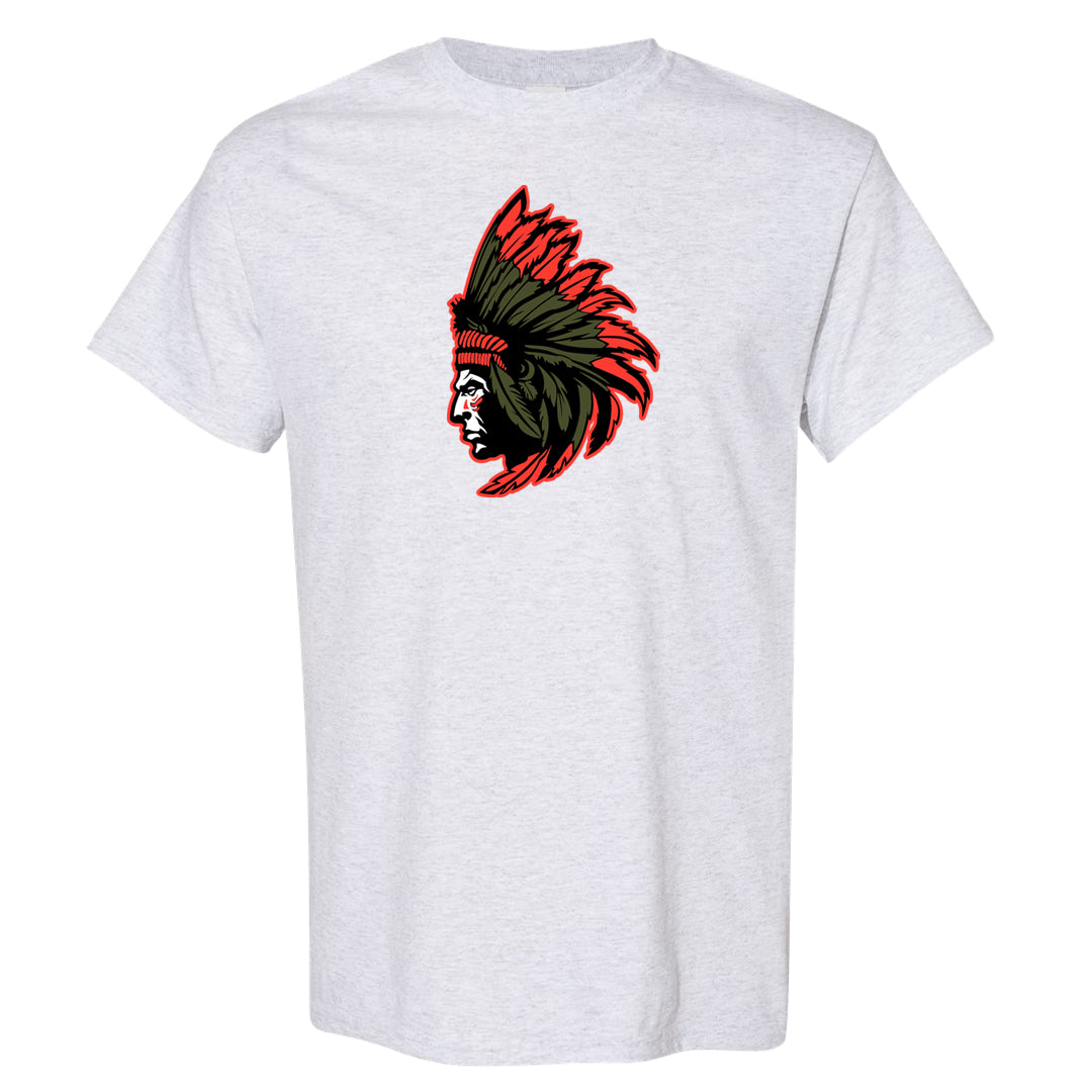 Cargo Khaki Low Dunks T Shirt | Indian Chief, Ash