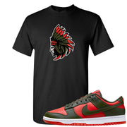 Cargo Khaki Low Dunks T Shirt | Indian Chief, Black