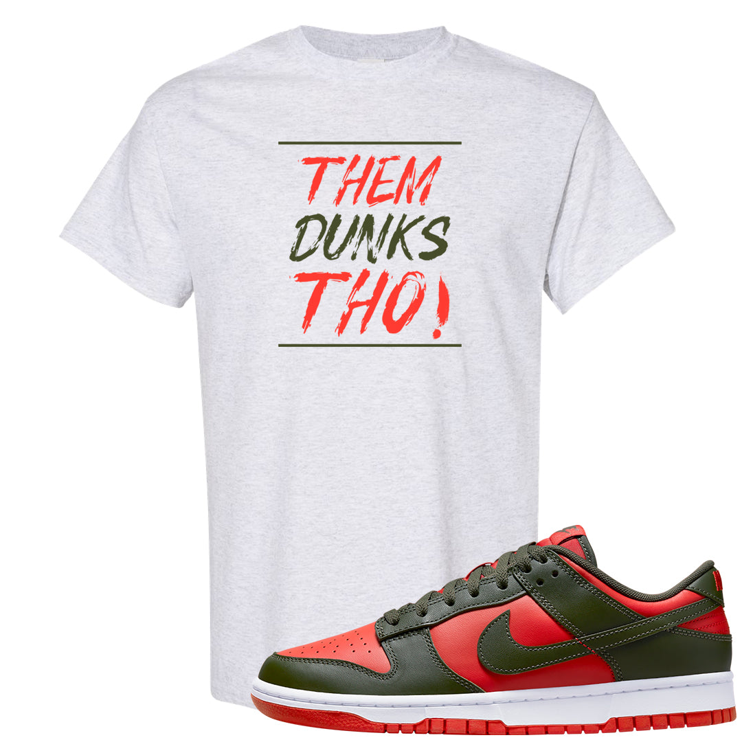 Cargo Khaki Low Dunks T Shirt | Them Dunks Tho, Ash