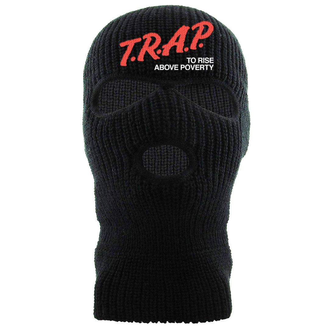 Cargo Khaki Low Dunks Ski Mask | Trap To Rise Above Poverty, Black