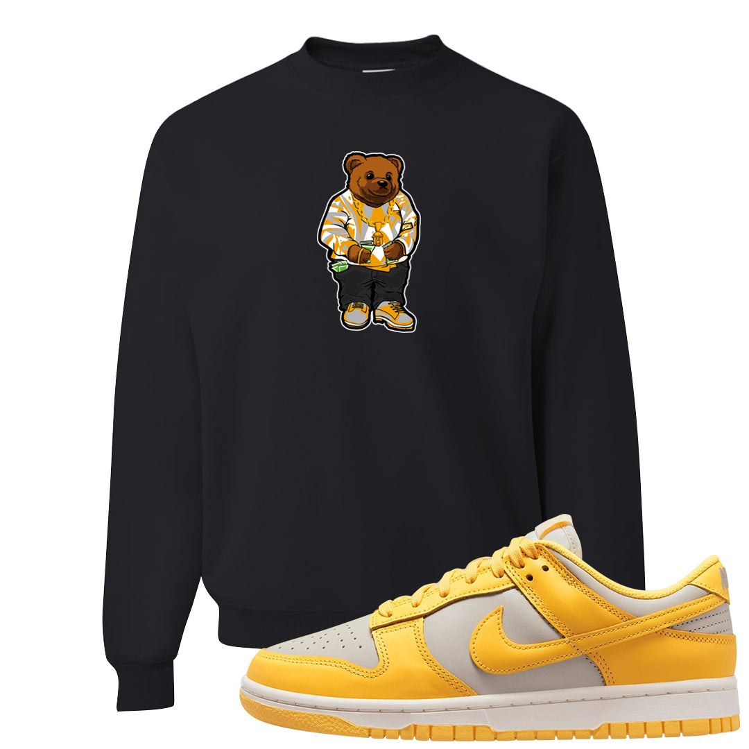 Citron Pulse Low Dunks Crewneck Sweatshirt | Sweater Bear, Black