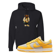 Citron Pulse Low Dunks Hoodie | Sweater Bear, Black