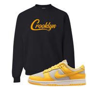 Citron Pulse Low Dunks Crewneck Sweatshirt | Crooklyn, Black