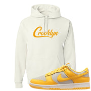 Citron Pulse Low Dunks Hoodie | Crooklyn, White