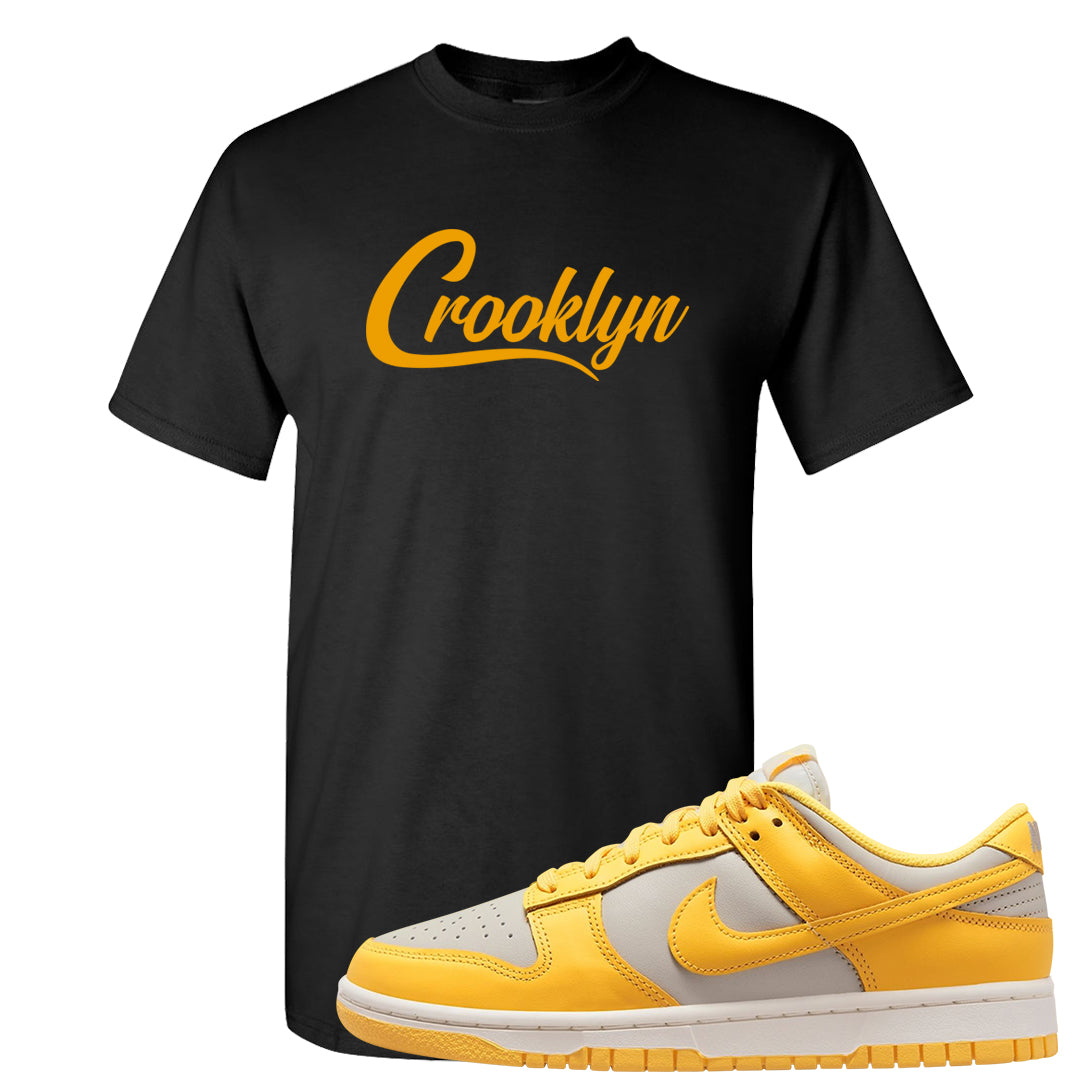 Citron Pulse Low Dunks T Shirt | Crooklyn, Black