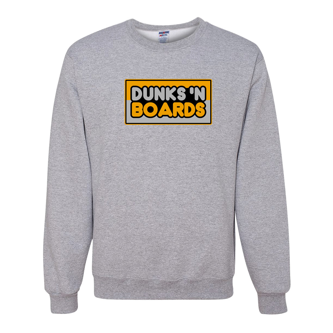 Citron Pulse Low Dunks Crewneck Sweatshirt | Dunks N Boards, Ash