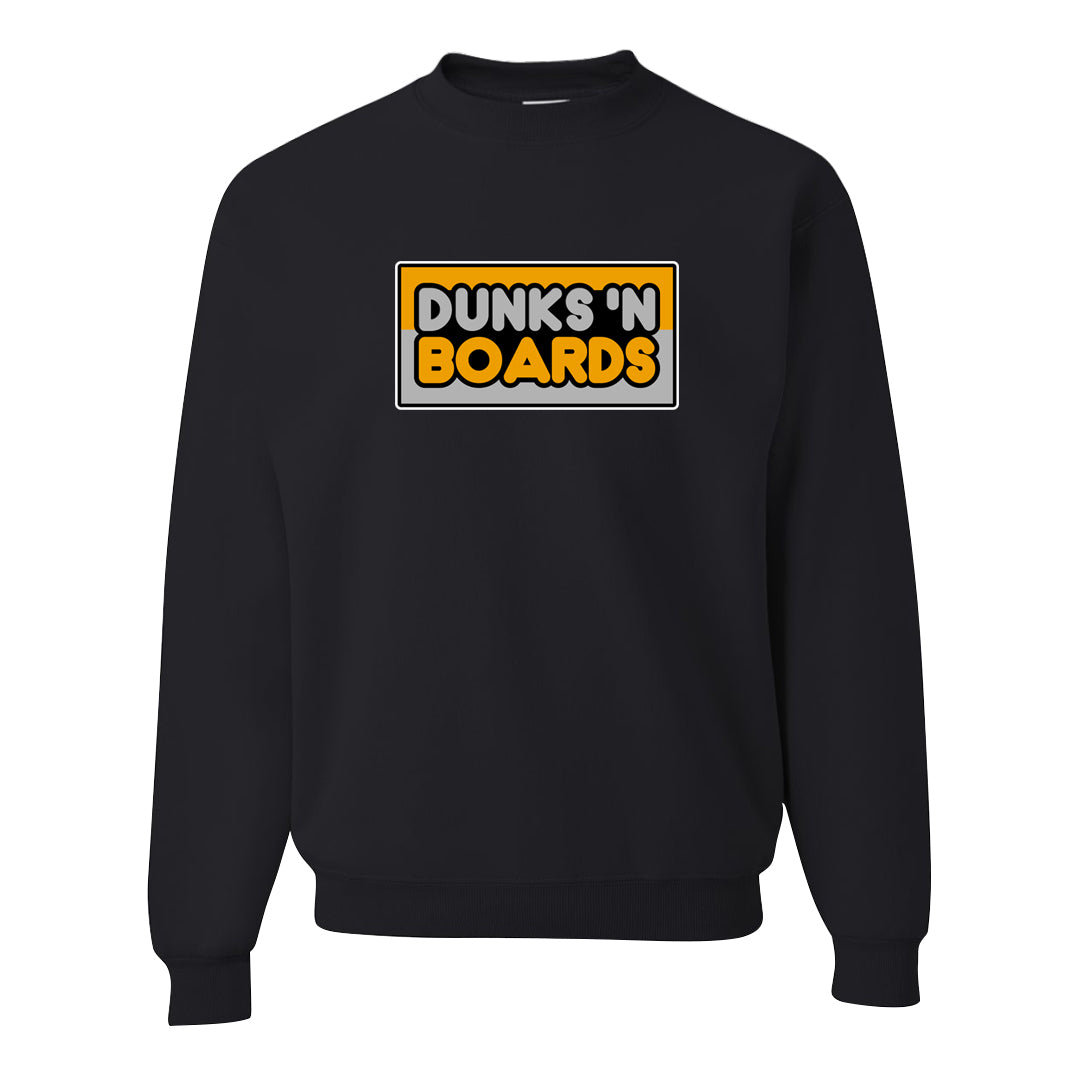 Citron Pulse Low Dunks Crewneck Sweatshirt | Dunks N Boards, Black