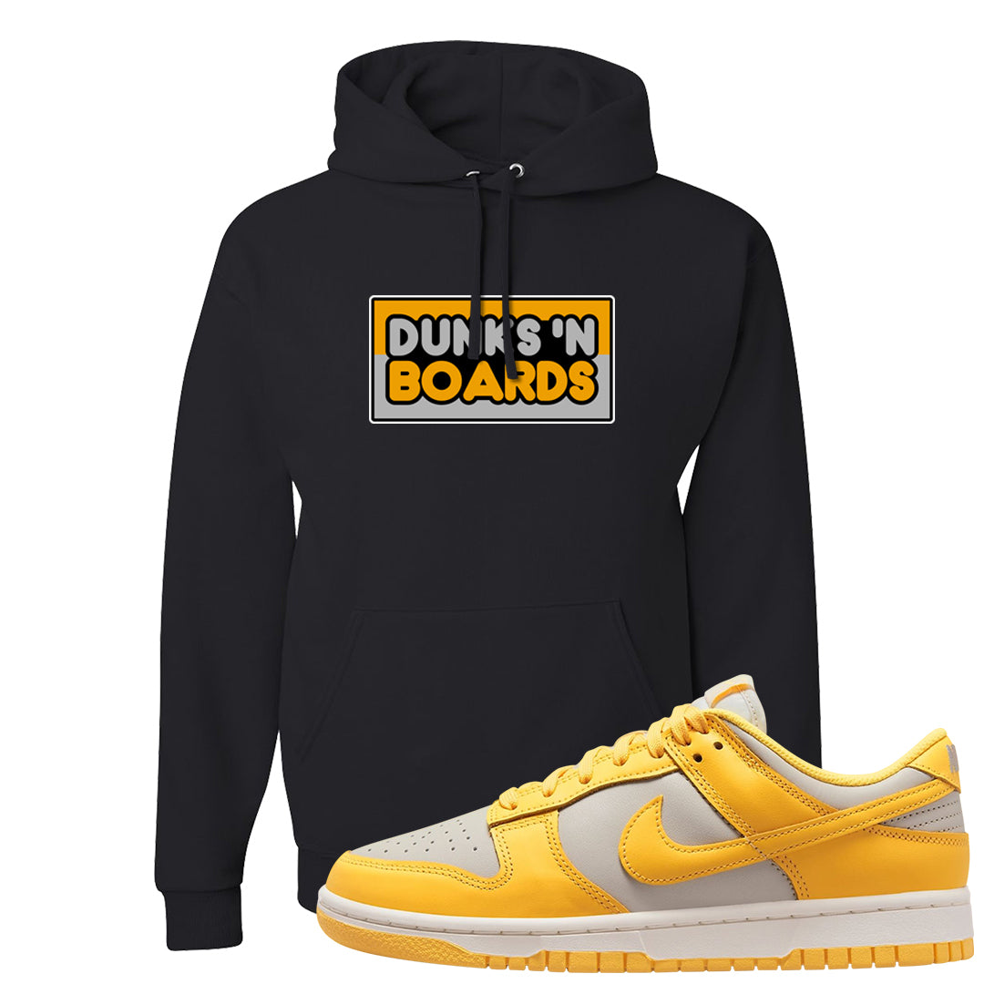 Citron Pulse Low Dunks Hoodie | Dunks N Boards, Black