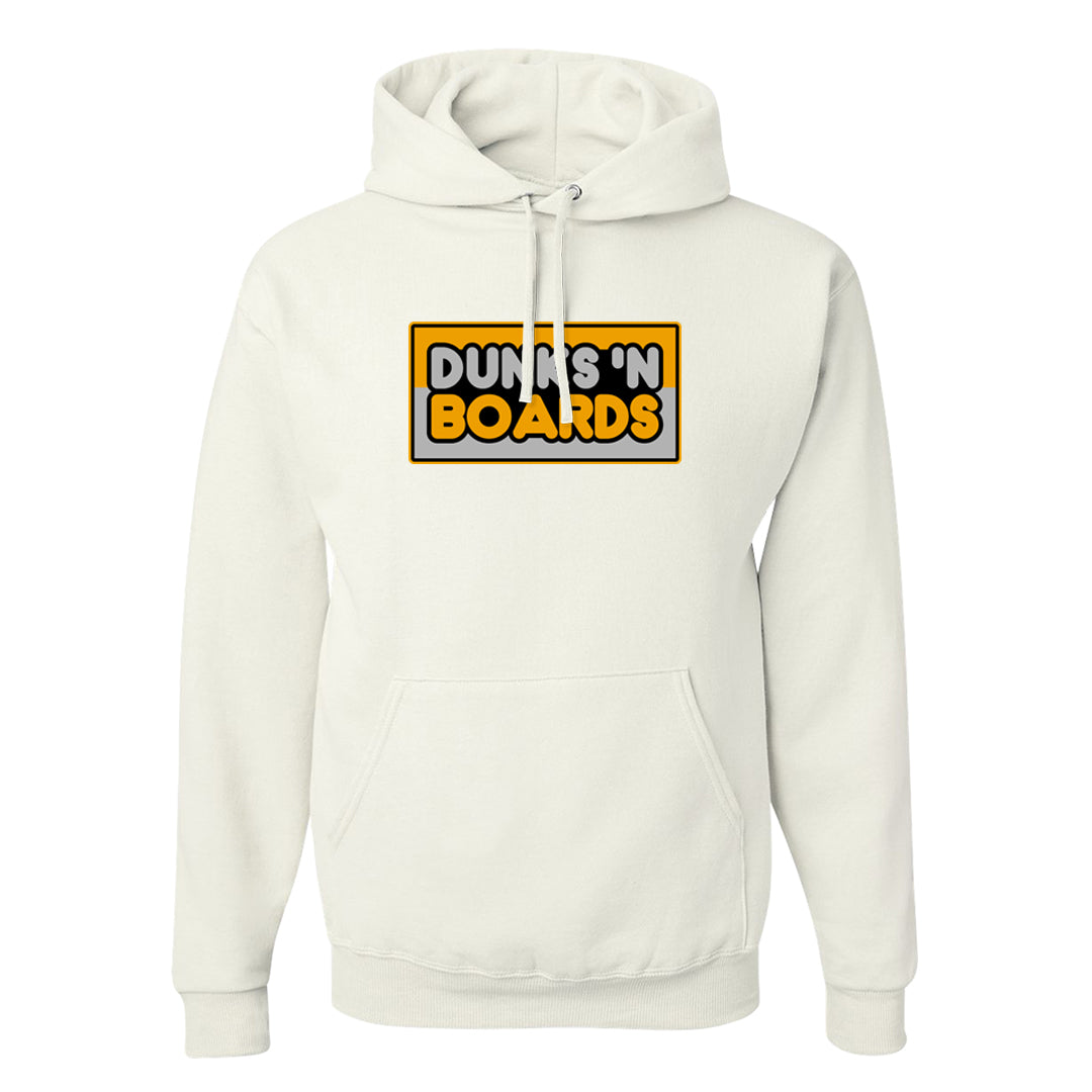 Citron Pulse Low Dunks Hoodie | Dunks N Boards, White