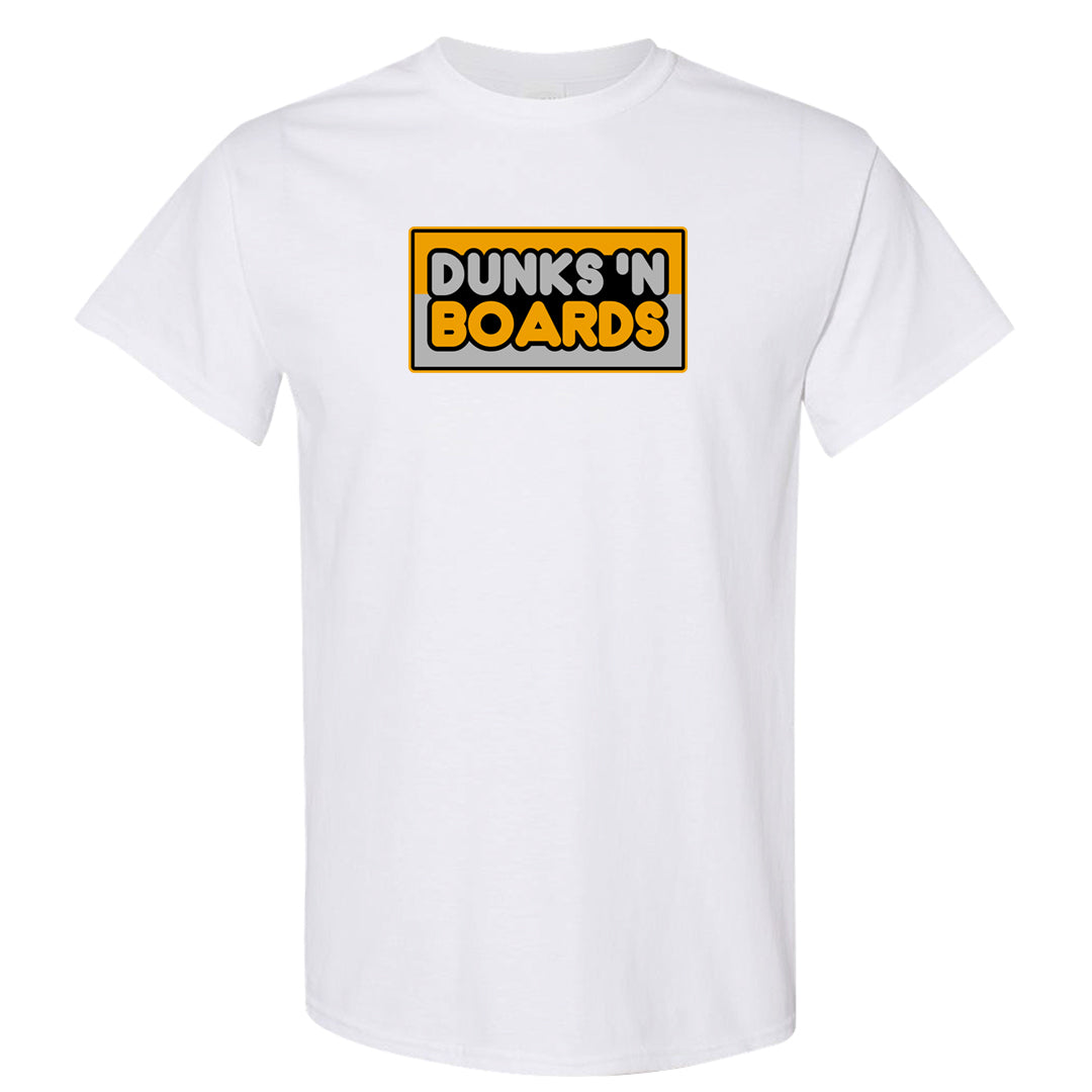 Citron Pulse Low Dunks T Shirt | Dunks N Boards, White