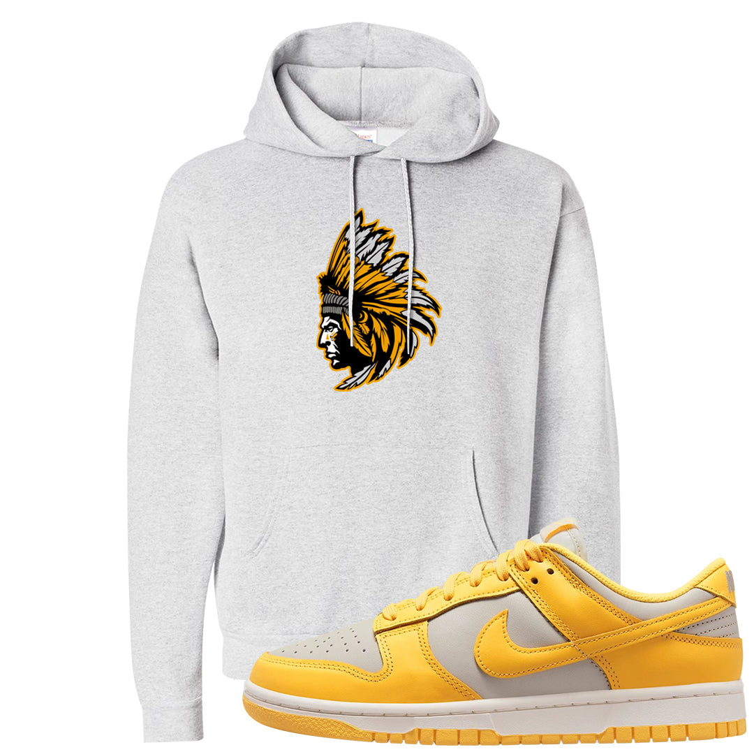 Citron Pulse Low Dunks Hoodie | Indian Chief, Ash